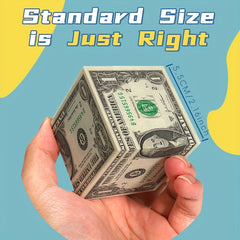 ZIINASTAR 1 Dollar Cube UV Printing Money Puzzle Toy