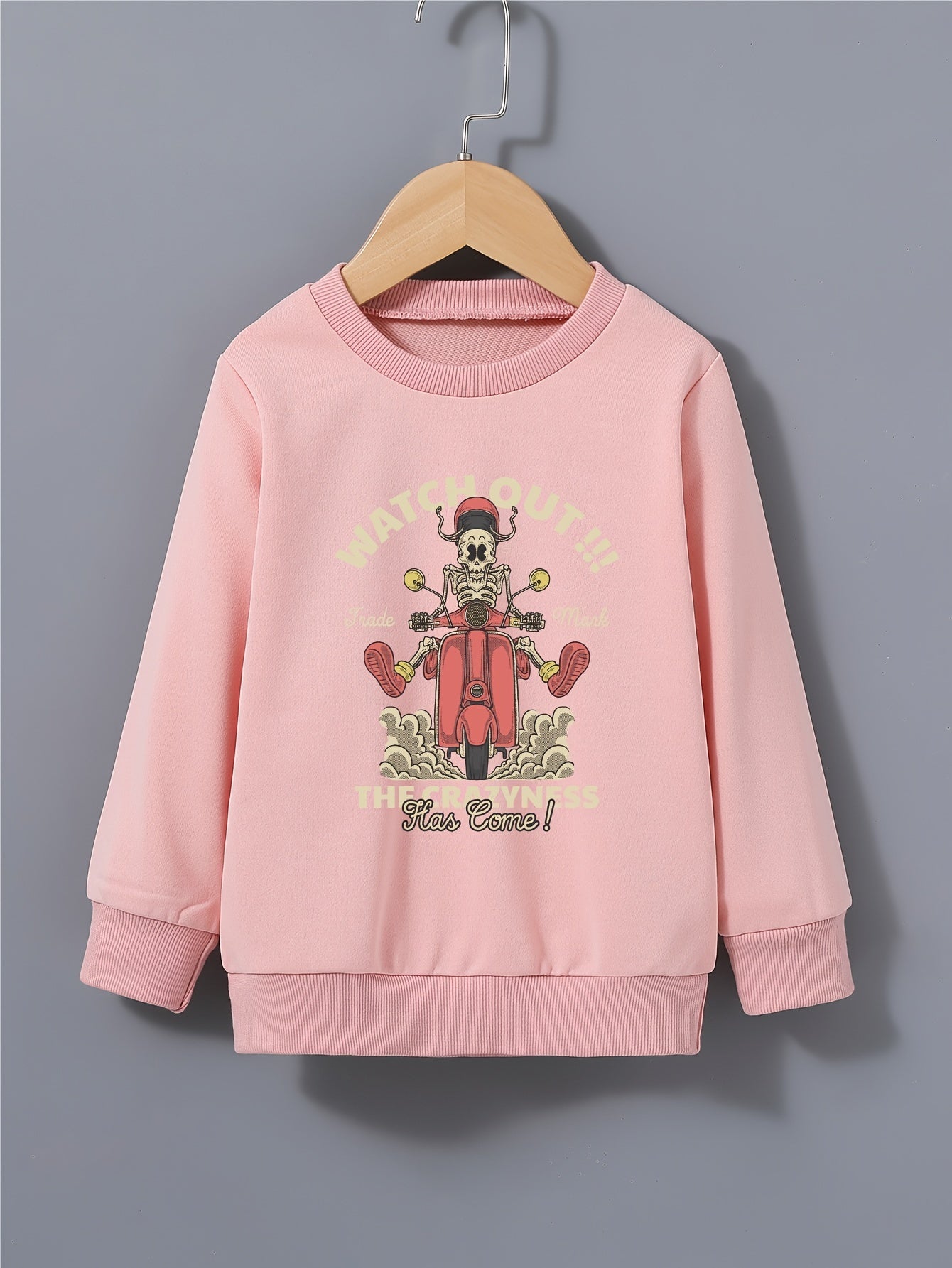 Halloween Kid's Sweatshirt Long Sleeve Top Crew Neck Pullover
