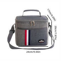 Insulated Lunch Bag Leakproof Cooler Bag with Handle for Office School Picnic