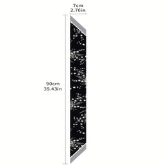 Flower Print Skinny Scarf Vintage Block Neckerchief Classic Hair Ribbon
