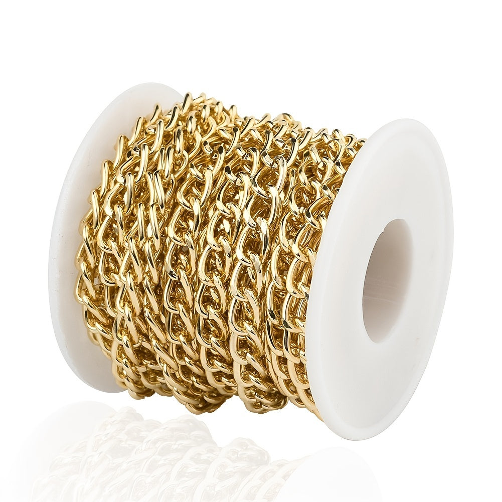5m Aluminum Chain Roll for Jewelry Making Necklaces Bags