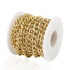5m Aluminum Chain Roll for Jewelry Making Necklaces Bags