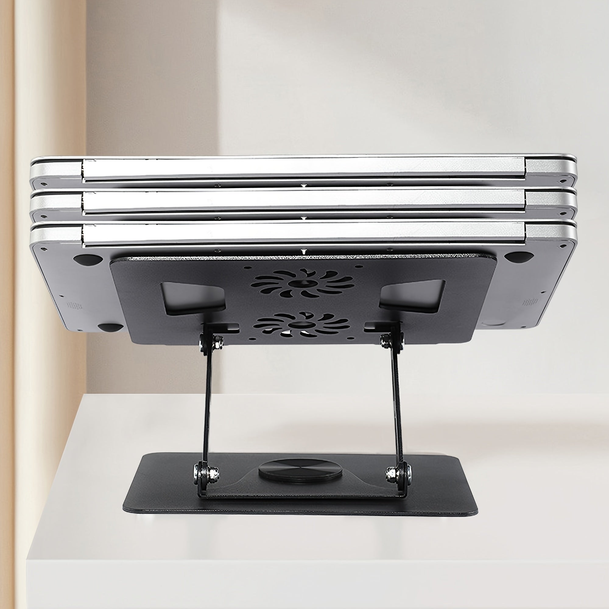 Laptop Stand Tablet Holder 360 Degree Rotation Anti Slip Adjustable Height Stand