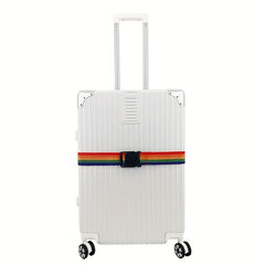 Rainbow Print Adjustable Luggage Strap Cross Belt Travel Essentials