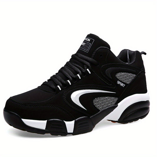 Men's Lace up Chunky Shoes Casual Outdoor Anti skid Durable Sneakers