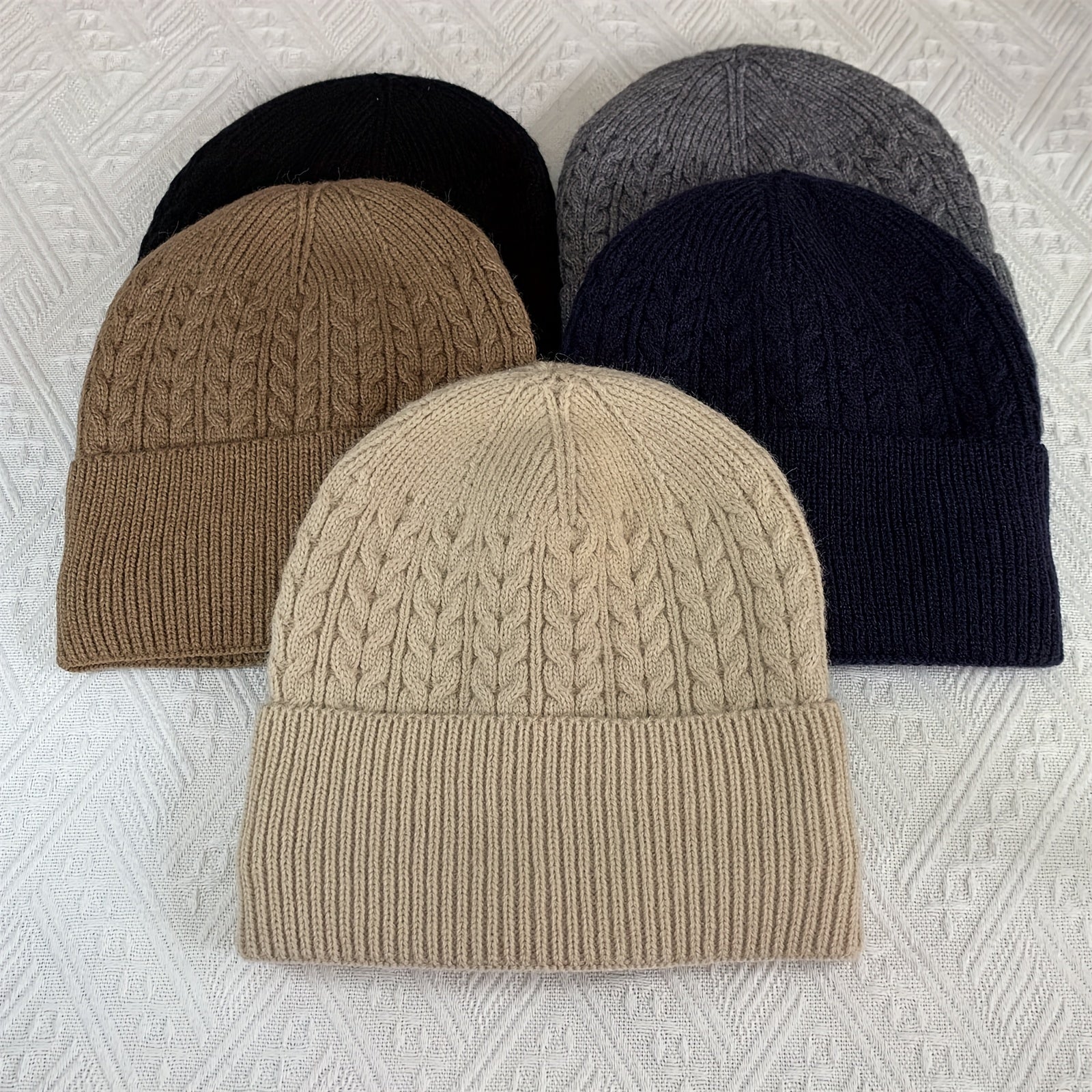 Winter Knitted Hat Ear Protection Beanie Hat Men & Women