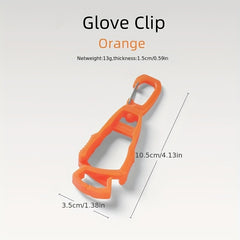 Outdoor Glove Clip Plastic Anti-drop Clip for Work Gloves