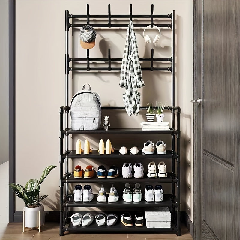 Floor Coat Rack Clothes Rack Bedroom Hanging Clothes Rack Assembly Garment Rack