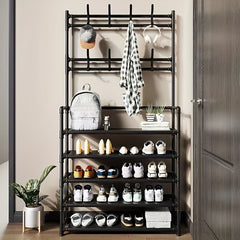 Floor Coat Rack Clothes Rack Bedroom Hanging Clothes Rack Assembly Garment Rack