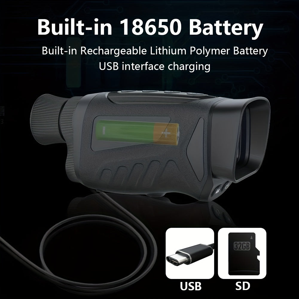 DT19 8X Zoom Night Vision HD Monocular For Outdoor Sports