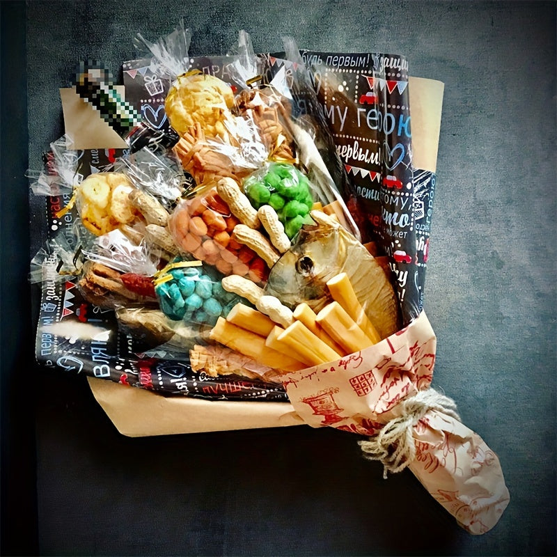 50 Clear Candy and Popcorn Bags for Parties Disposable Plastic Bags