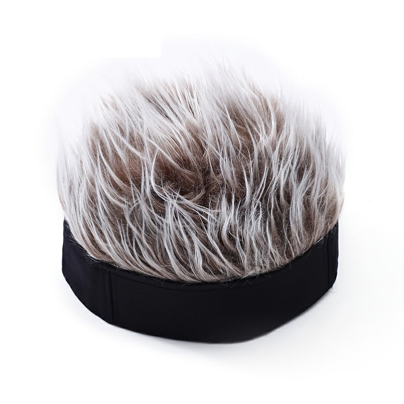Retro Street Style Wig Hat Adjustable Short Sports And Leisure Hat
