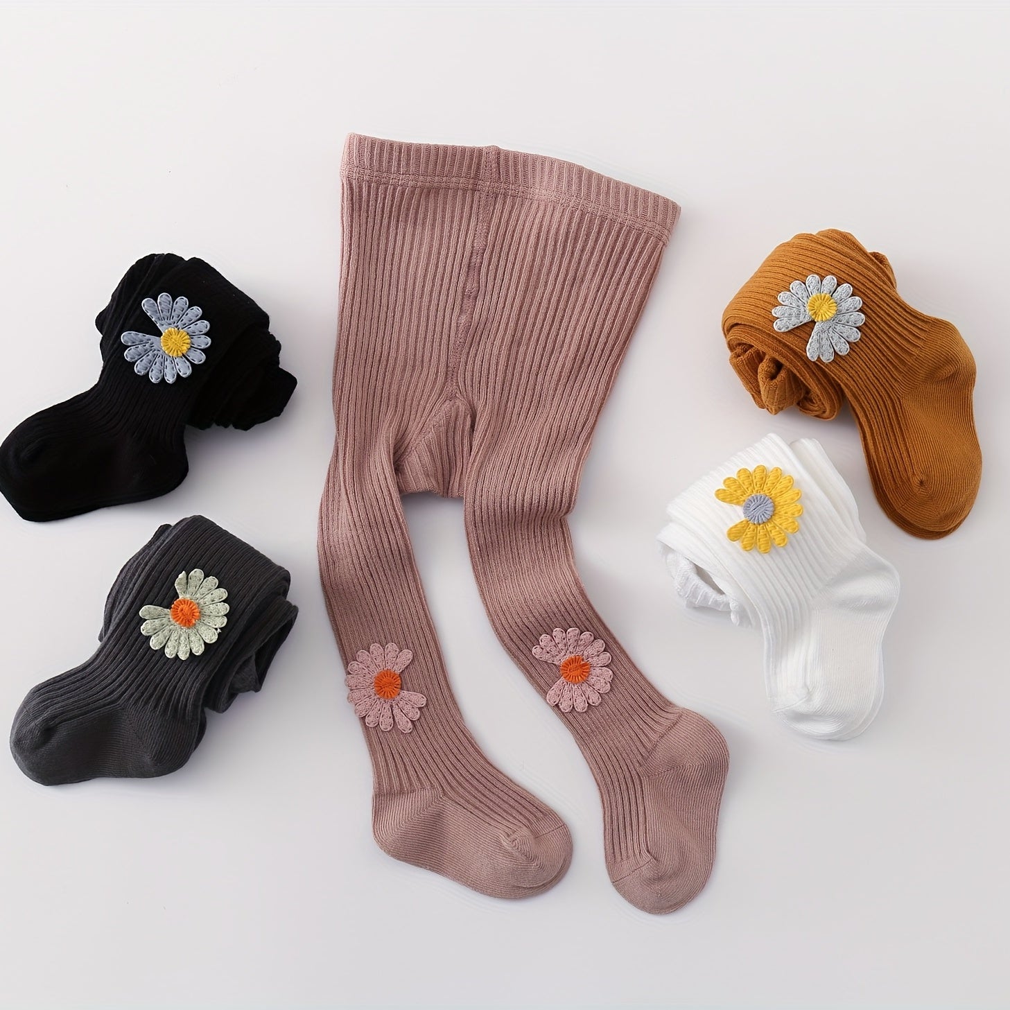 Cable Knit Cotton Toddler Tights Pantyhose