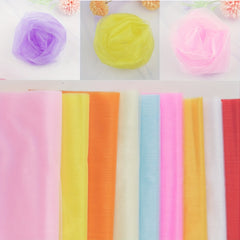 Organza Tulle Fabric 16.4ft Precut for Wedding Party Decoration & Crafts