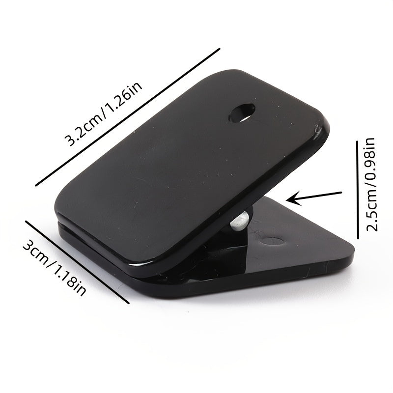Acrylic Data Test Clip for Journal Diary, Triangle Shape, Long Tail Clip
