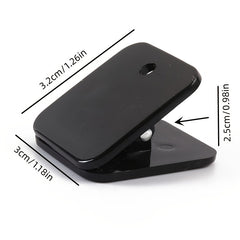 Acrylic Data Test Clip for Journal Diary, Triangle Shape, Long Tail Clip