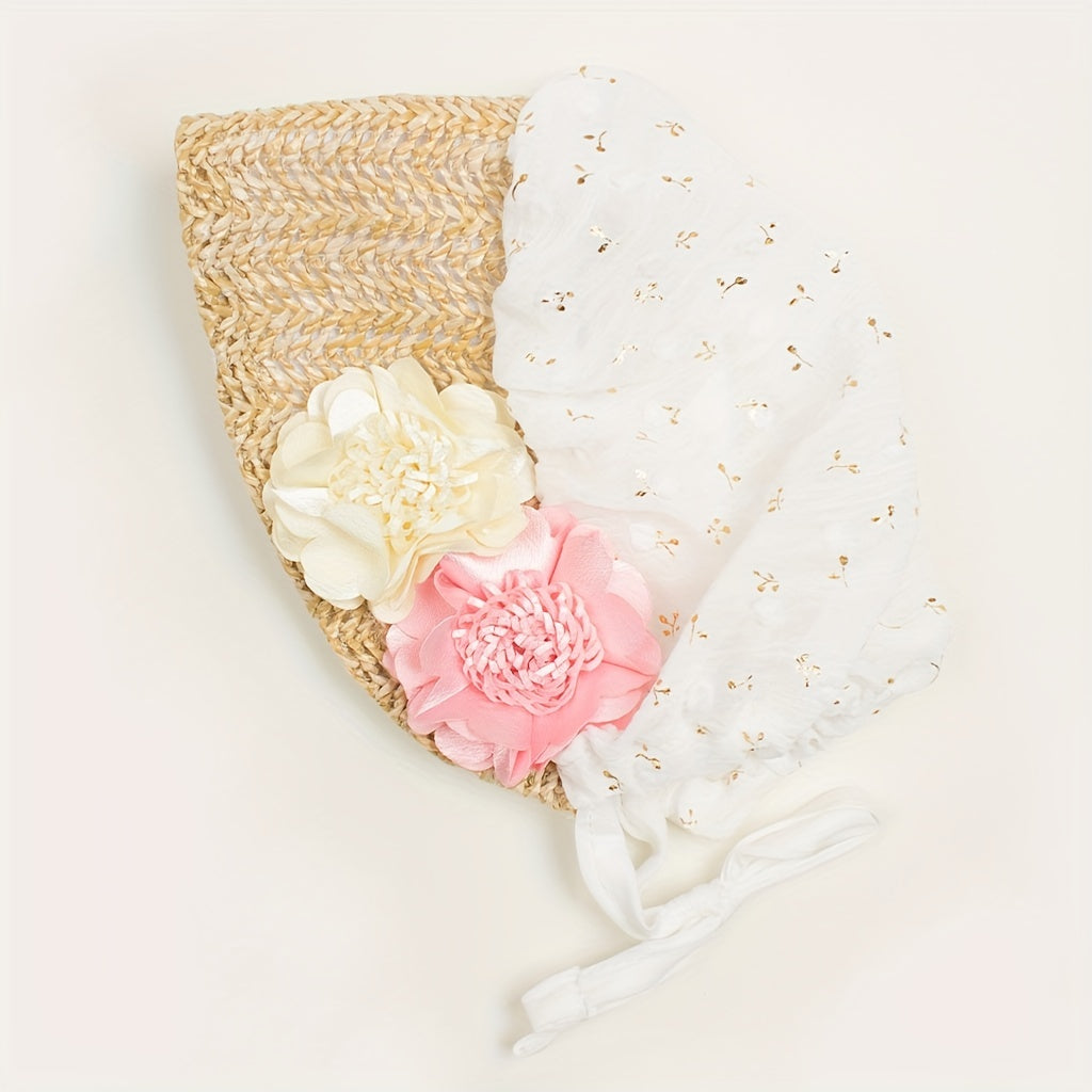 1pc Baby Lace Breathable Sun Hat Summer Thin Sweet And Princess Hat