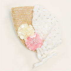1pc Baby Lace Breathable Sun Hat Summer Thin Sweet And Princess Hat