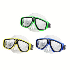 High Definition Large Frame Swimming Glasses Set with Breathing Tube