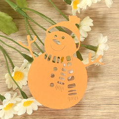 Christmas Snowman Metal Cutting Die For DIY Embossing