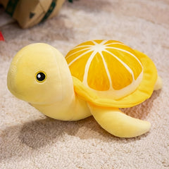 Lemon Turtle Plush Toy Soft Green Yellow Stuffed Animal Spots