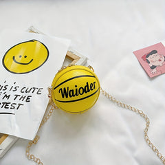 Mini Basketball Handbag for Travel Beach Holiday