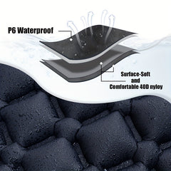 Ultralight Camping Sleeping Pad with Inflatable Mattress & Pillows