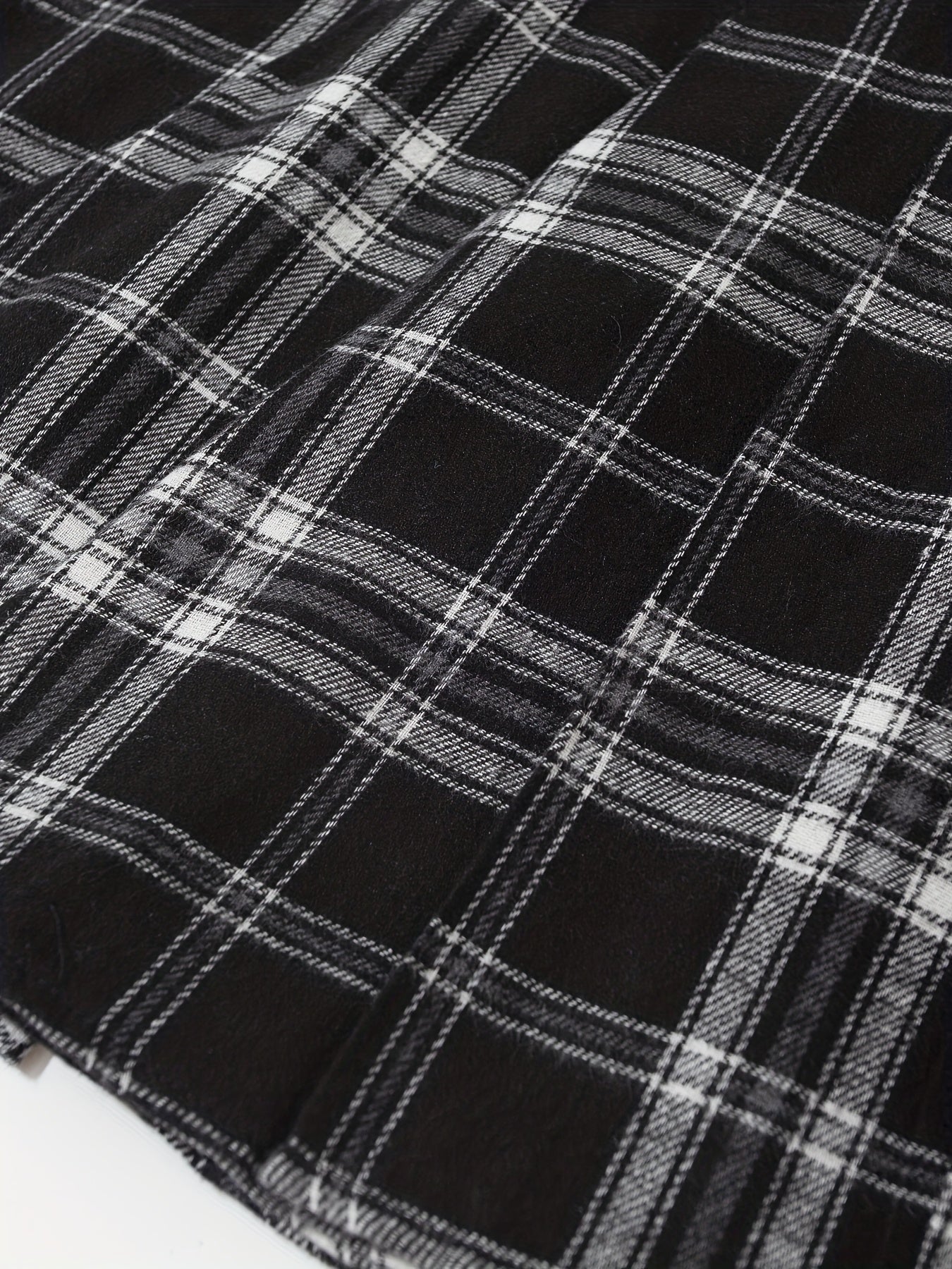 Plaid Pattern Pleated Mini Skirt Casual Zipper Versatile Skirt