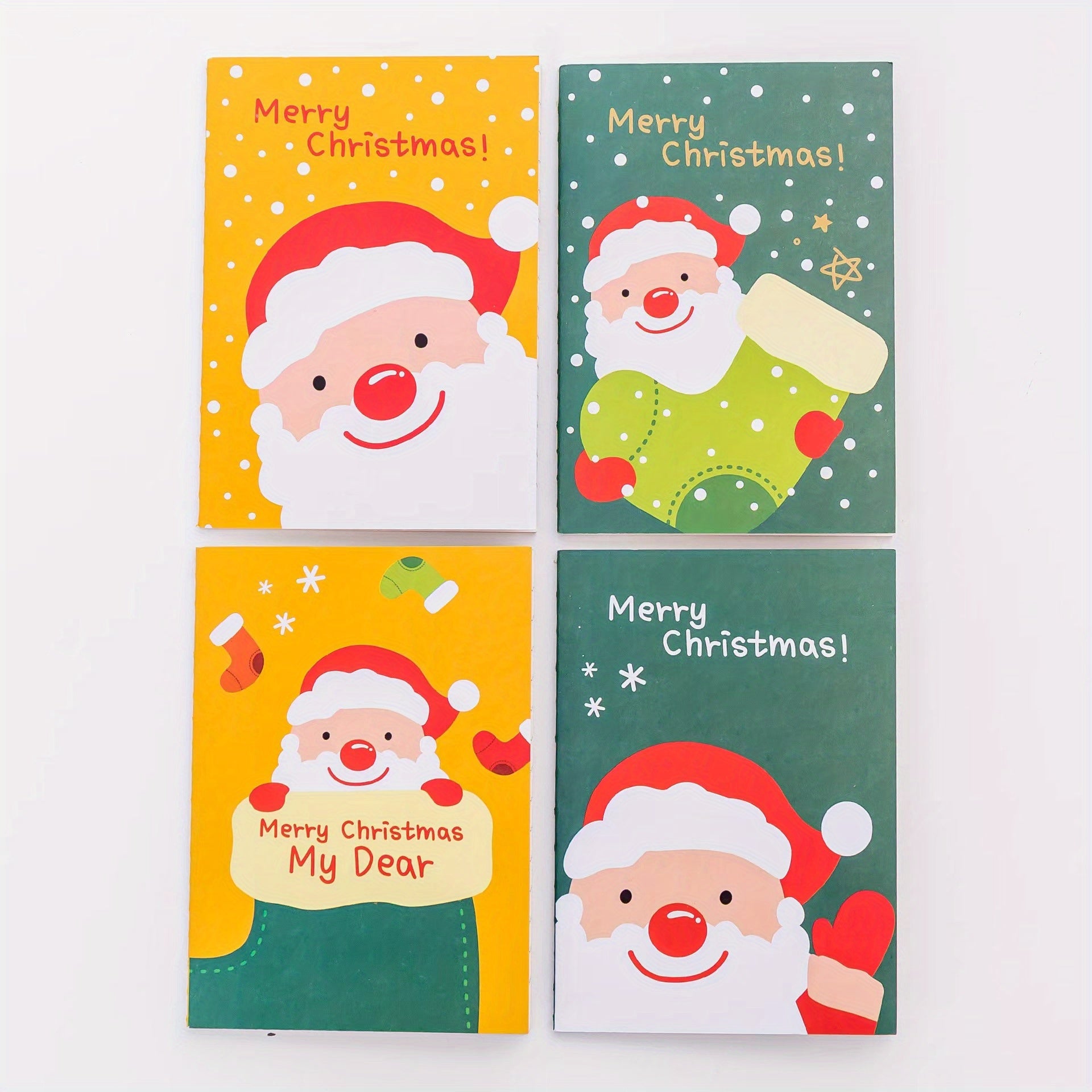 4pcs Christmas Style Notebooks - Random Designs