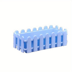 Rectangular Fence Flower Pots for Balcony, Pastoral Design