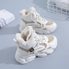 Women's Fleece Lined High Top Sneakers