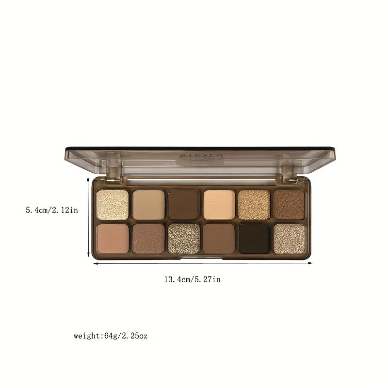 Matte Earth Milk Tea Eyeshadow Palette