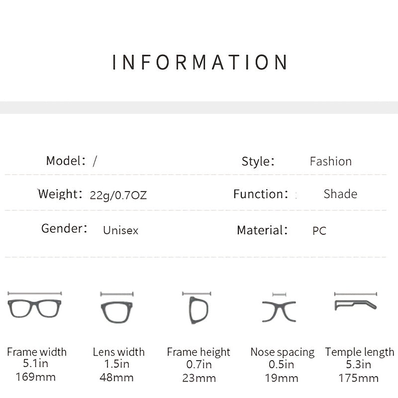 Vintage Candy Rectangular Sunglasses for Women