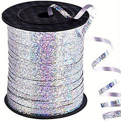 500 Yards Silvery Curl Ribbon Balloon Rope 5mm Width Gift Wrapping Ribbon