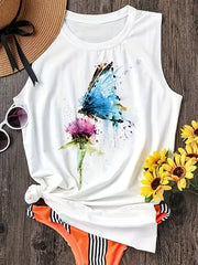 Graphic Print Tank Top 3 Pack Women's Sleeveless Top