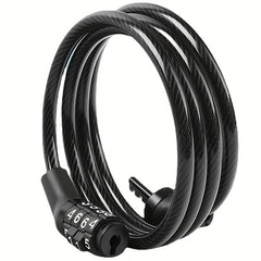 3in Bike Lock Cable 7mm Combination Bicycle Lock for Outdoor Equipment