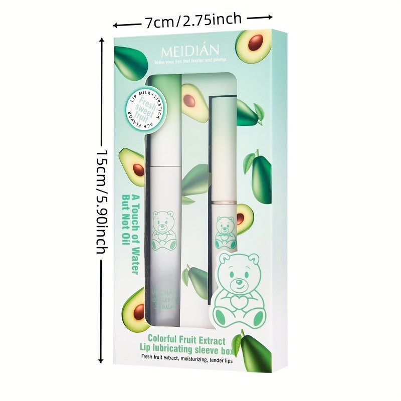 Color-Changing Lipstick 2pcs Moisturizing Hydrating Lips