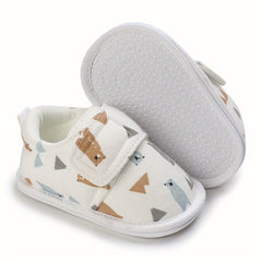 Cartoon Sneakers for Baby Girls Lightweight Non slip Walking Shoes