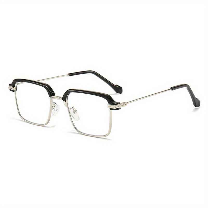 Men's Blue Light Blocking Glasses Metal Frame Computer Readers