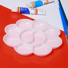 Plastic Paint Palette for Kids and Students - School Art Supplies