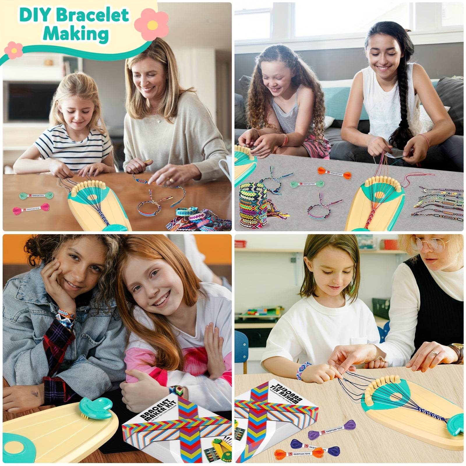 Girls Jewelry Making Kit - Friendship Bracelets Set
