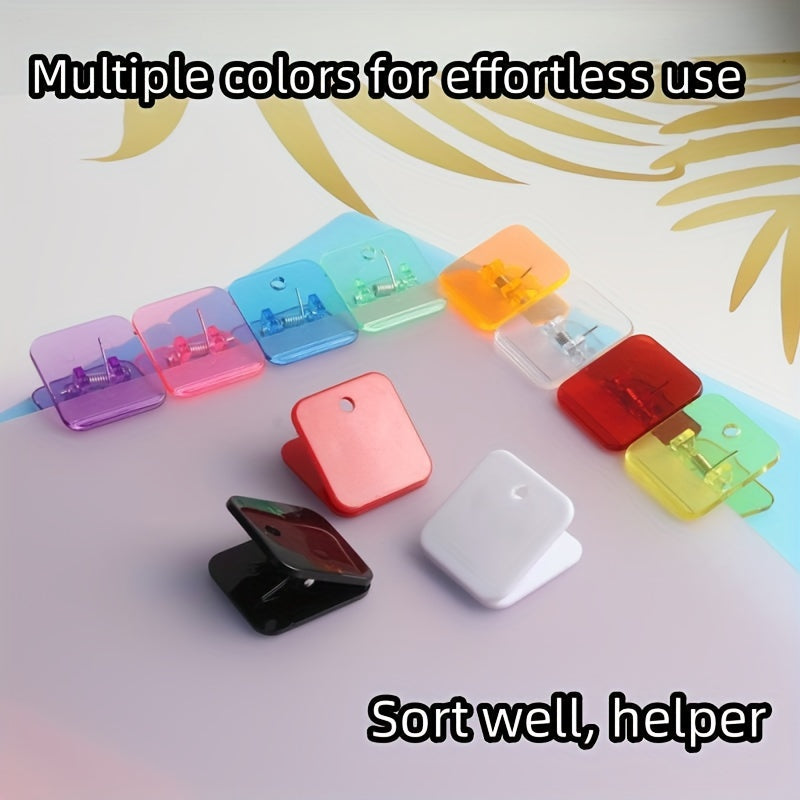 Transparent Small Clip for Office Bill Storage