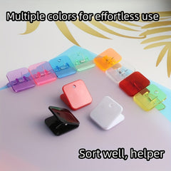 Transparent Small Clip for Office Bill Storage