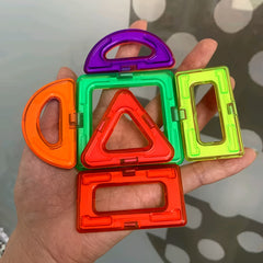 58pcs Magnetic Toy Kids' Magnetic Building Blocks Learning Puzzle Toys