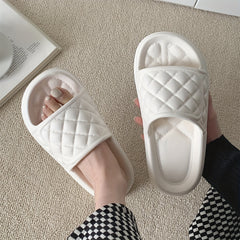 XIXITIAO Casual Open Toe Slippers For Boys Lightweight Non-slip Indoor Slippers