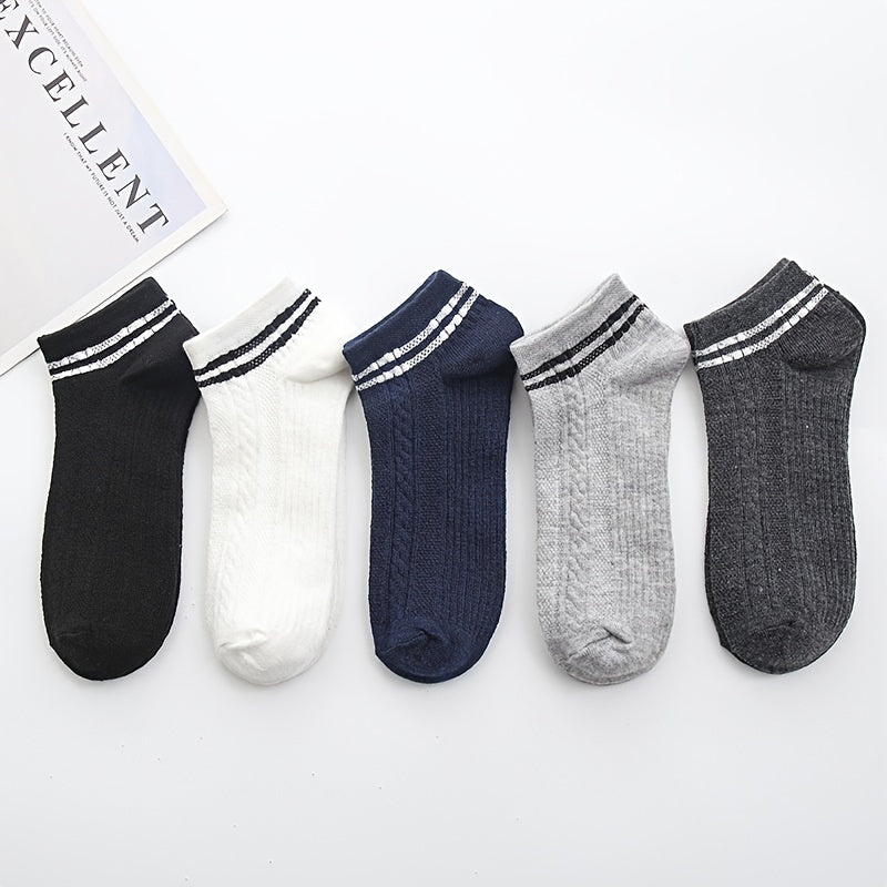 Breathable Ankle Socks - Casual Boat Socks for Spring and Summer