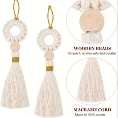 6pcs Macrame Craft Kit DIY Perfect Gift For Christmas Birthday Decor
