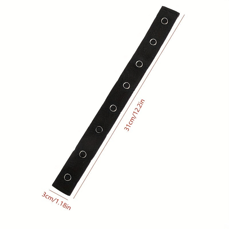 1pc Waist Elastic Band Adjustable Waist Extender Buckle Polyester Waist Belt