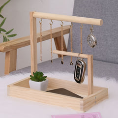 Wooden Jewelry Holder for Accessories - DIY Craft