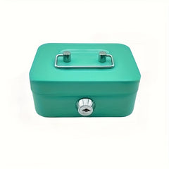 Stainless Steel Lockable Piggy Bank with Key Lock for Cash Coins & Valuables